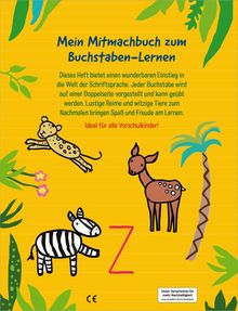 Mit Affe, Bär und Reh lerne ich das ABC, Buch