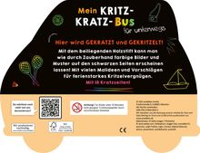 Mein Kritzkratz-Bus für unterwegs, Buch