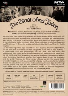 Die Stadt ohne Juden (1924), DVD