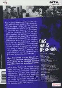 Das Haus nebenan - Chronik einer französischen Stadt im Krieg (OmU), 2 DVDs