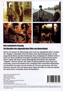 Texte: "Neu restaurierte Fassung. Ein Klassiker des migrantischen Films aus Deutschland." Szenen aus dem Stadtleben.