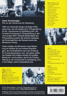 Ulmer Dramaturgien - Filme des Instituts für Filmgestaltung, 2 DVDs