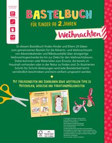 Elisabeth Holzapfel: Bastelbuch für Kinder ab 2 Jahren Weihnachten, Buch