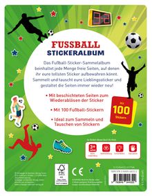 Mein Stickeralbum Fußball mit 100 Stickern, Buch