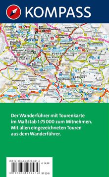 Elke Haan: Kompass Wanderführer Harz, m. Karte, Buch