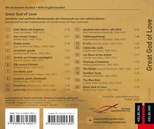 Deutscher JugendKammerChor - Great God of Love, CD