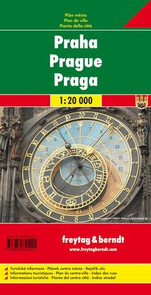 Prag Stadtplan 1 : 20 000, Karten