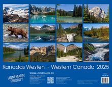 Kanadas Westen 2025 Großformat-Kalender 58 x 45,5 cm, Kalender