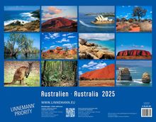 Australien 2025 Großformat-Kalender 58 x 45,5 cm, Kalender