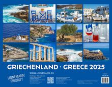 Griechenland 2025 Großformat-Kalender 58 x 45,5 cm, Kalender