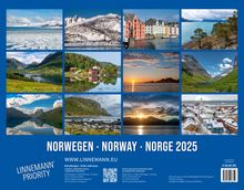 Norwegen 2025 Großformat-Kalender 58 x 45,5 cm, Kalender