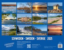 Schweden 2025 Großformat-Kalender 58 x 45,5 cm, Kalender