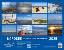 Nordsee 2025 Großformat-Kalender 58 x 45,5 cm, Kalender