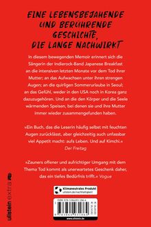 Michelle Zauner: Tränen im Asia-Markt, Buch