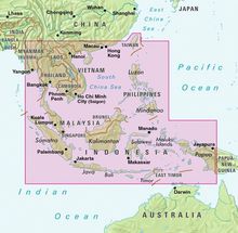 Nelles Map Southeast Asia / Südostasien / Asie du Sud-Est / Sudeste Asiático 1 : 4 500 000, Karten