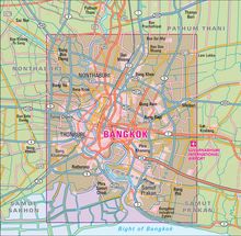 Nelles Map Bangkok and Greater Bangkok, Karten