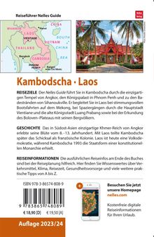 Nelles Guide Reiseführer Kambodscha - Laos, Buch