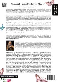 "Meine schönsten Etüden für Klavier", 26 Stücke, QR-Codes, Audio-Download. Infos zu Technik und Musikalität. Autorin: Theresia Prelog.