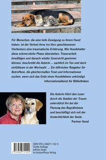 Elli H. Radinger: Der Verlust eines Hundes, Buch
