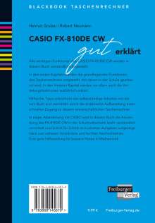 Helmut Gruber: CASIO fx-810DE CW gut erklärt, Buch