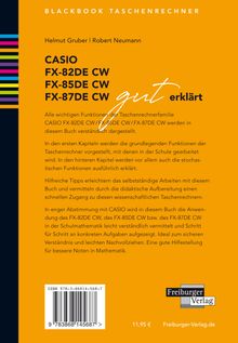 Helmut Gruber: CASIO fx-82 / fx-85 / fx-87DE CW gut erklärt, Buch
