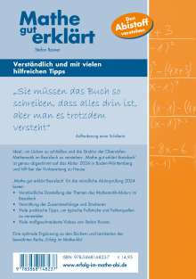 Stefan Rosner: Mathe gut erklärt 2024 Basisfach Baden-Württemberg Gymnasium, Buch