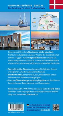 Reiseführer über Dänemark mit Tipps zu Stellplätzen, Sehenswürdigkeiten und Hygge, inklusive Karten und Bildern dänischer Szenen.