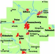 ADFC-Regionalkarte Braunschweig und Umgebung, Karten