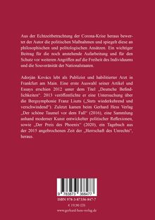 Adorján Kovács: Man hätte es früh besser wissen können, Buch