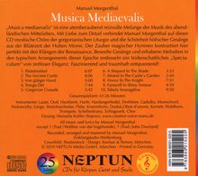 Manuel Morgenthal: Musica Mediaevalis, CD
