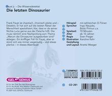 Sven Preger: Faust Jr. - Die Wissensdetektei 01. Die letzten Dinosaurier, CD