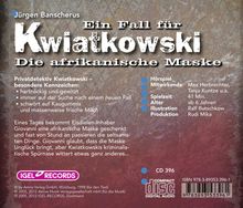 Jürgen Banscherus: Ein Fall für Kwiatkowski - Die afrikanische Maske, CD