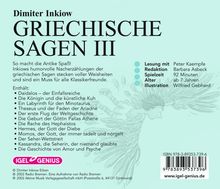 Griechische Sagen 3. 2 CDs, 2 CDs