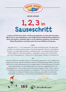 Detlev Jöcker: Detlev Jöcker: 1, 2, 3 im Sauseschritt (ab 0-7 Jahren), Buch