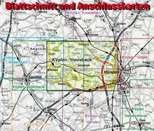 Havixbeck, KVplan, Radkarte/Wanderkarte/Stadtplan, 1:25.000 / 1:10.000, Karten