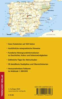 Jens Wiegand: TRESCHER Reiseführer Katalonien, Buch