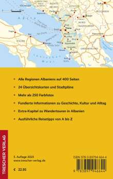 Frank Dietze: TRESCHER Reiseführer Albanien, Buch