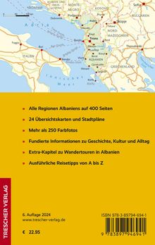 Frank Dietze: TRESCHER Reiseführer Albanien, Buch