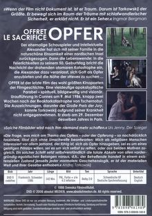 Opfer, DVD