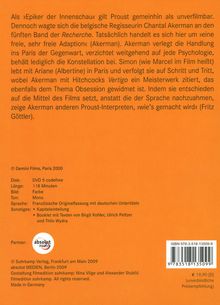 Chantal Akerman: Die Gefangene (OmU), DVD
