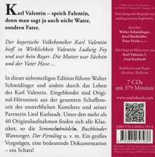 Michael Schulte: Das Leben des Karl Valentin (Sammelbox), 7 CDs