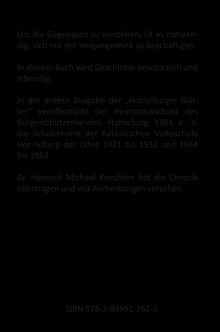Horneburger Schulchronik, Buch