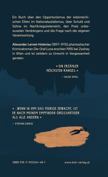 Text über ein Buch über den Opportunismus österreichischer Eliten im Nationalsozialismus und Zitate von Hilde Spiel und Stefan Zweig. Unten eine ISBN und Website. Hintergrund mit Silhouette.