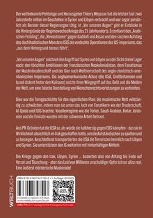 Ein Text beschreibt politische Hintergründe der Kriege in Syrien und Libyen, analysiert geopolitische Interessen und verdeckte Operationen.
