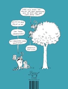 Comic-Stil, sprechende Tiere, Text: Über Überraschungen, neue Geschichten, Polle, 12 Euro.
