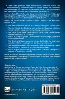 Es wird erklärt, wie Glaube im Alltag wirkt. Pastor Ankit Sajwan teilt Erkenntnisse und Beispiele. Infos über Autor. GrainPress Logo.