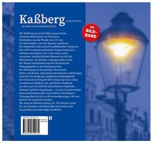 **Kaßberg [CHEMNITZ] BILDER UND GESCHICHTEN**  
Der Kaßberg ist das bevölkerungsreichste, urbanste Stadtviertel...  
Ein rotes Siegel: "EIN BILD-BAND."  
Hintergrund zeigt eine verschwommene Straßenlaterne.