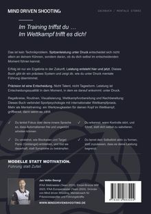 Texte:

"Im Training triffst du … Im Wettkampf trifft es dich!"

"Modelle statt Motivation. Führung statt Zufall."

Buch über mentale Stärke im Sport. Barcodes sind sichtbar. Foto zeigt einen Mann in sportlicher Kleidung.