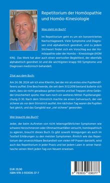 Heinrich Zeeden: Repetitorium der Homöopathie und Homöo-Kinesiologie, Buch