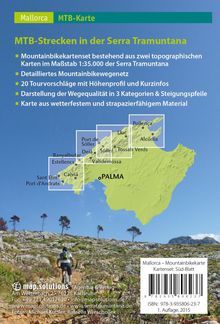 Mountainbikekarte Mallorca (Kartenset mit Nord + Süd-Blatt), Karten